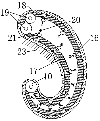 Automatic hair washing and dyeing machine