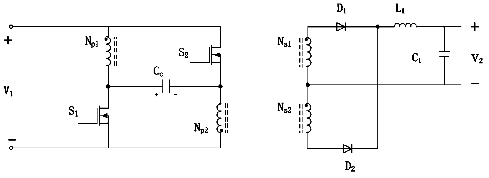 Soft-switch full wave rectifying push-pull normal shock inverter