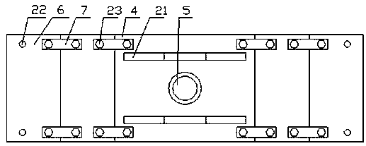 An overhead line tightening device