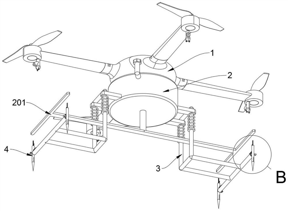 Anti-vibration plant protection unmanned aerial vehicle