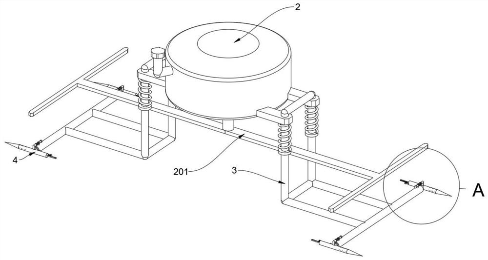 Anti-vibration plant protection unmanned aerial vehicle