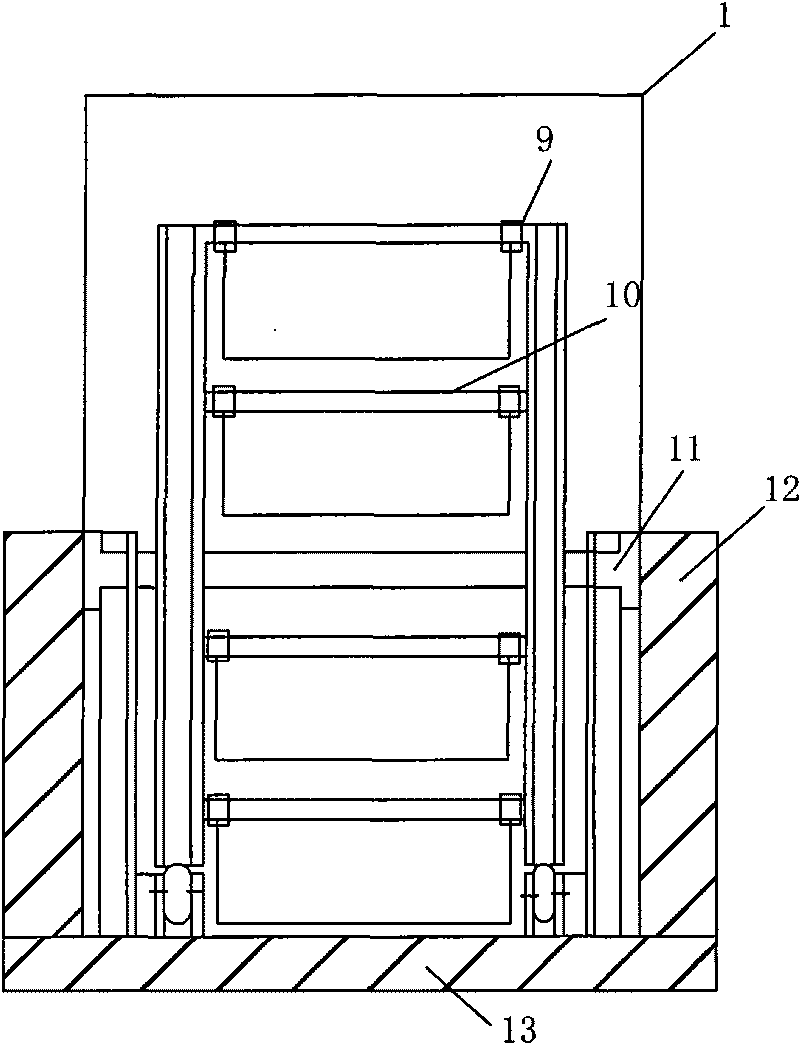 Rotating wheel lifting type three-dimensional garage