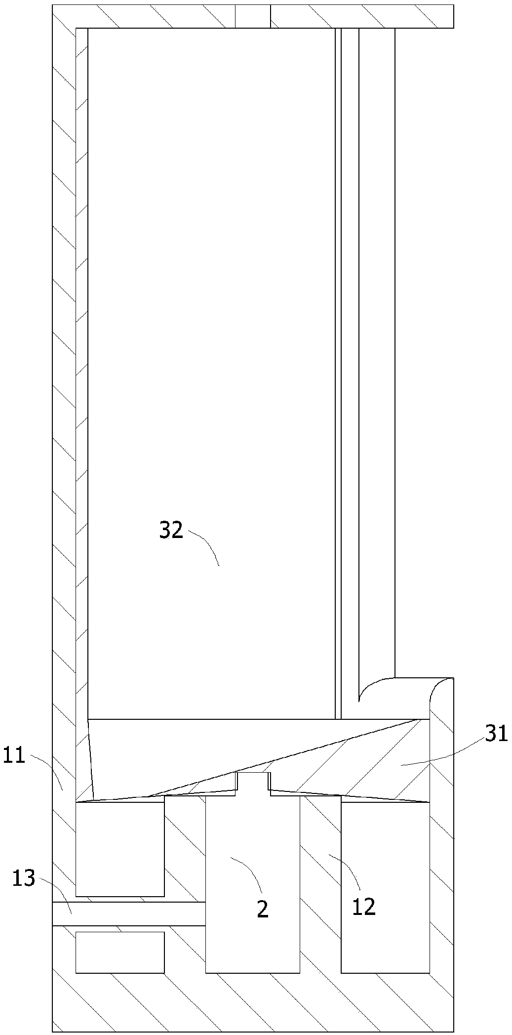 Induction type urinal