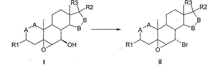 Method for preparing 7 alpha-bromo-sterides