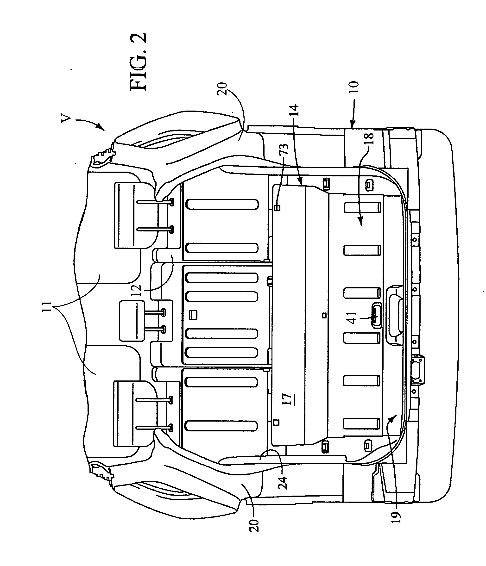 Vehicle storage structure