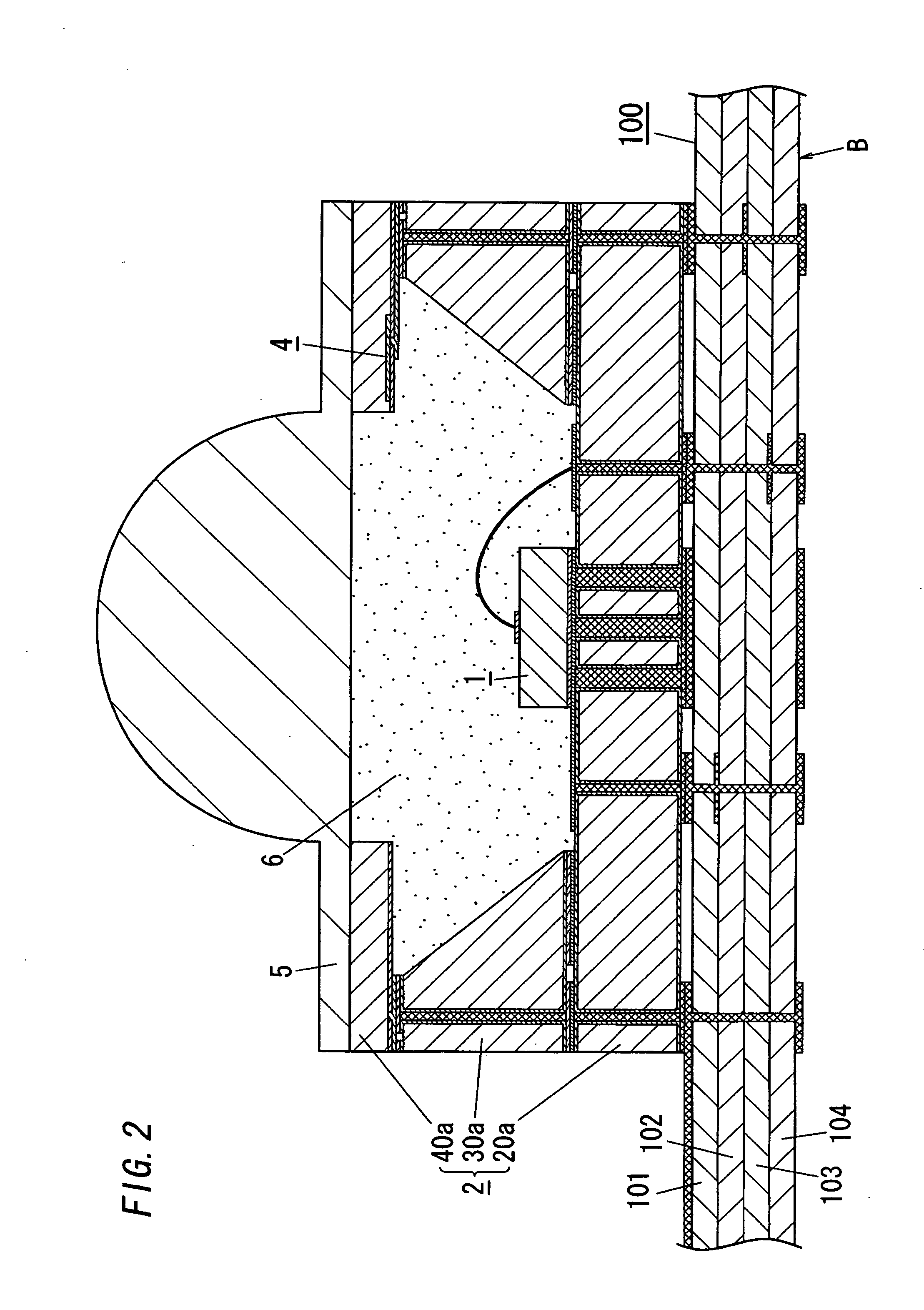 LED module and lighting device using the same