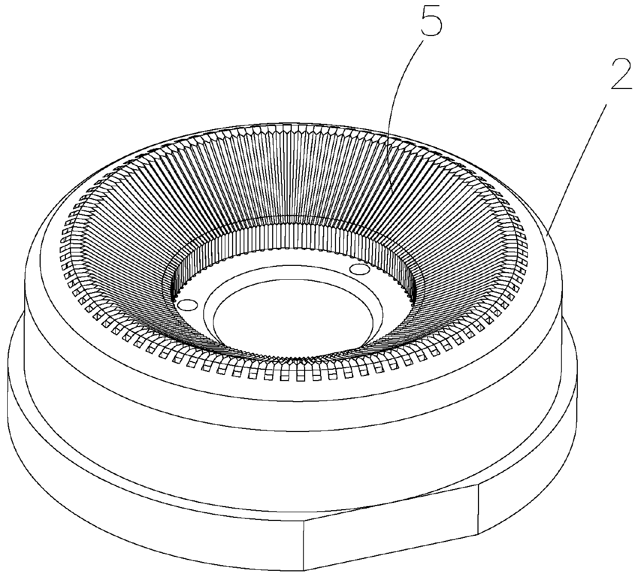 Processing technology of lens with saw teeth