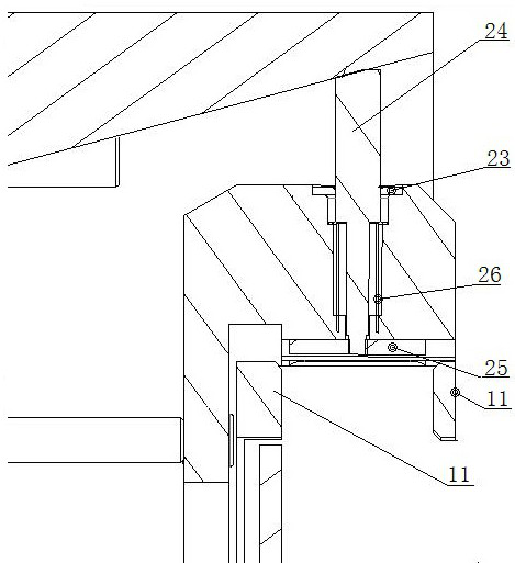 A device for snuffing cigarettes into a box