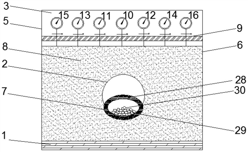 Test device and method for determining buoyancy of shield tunnel