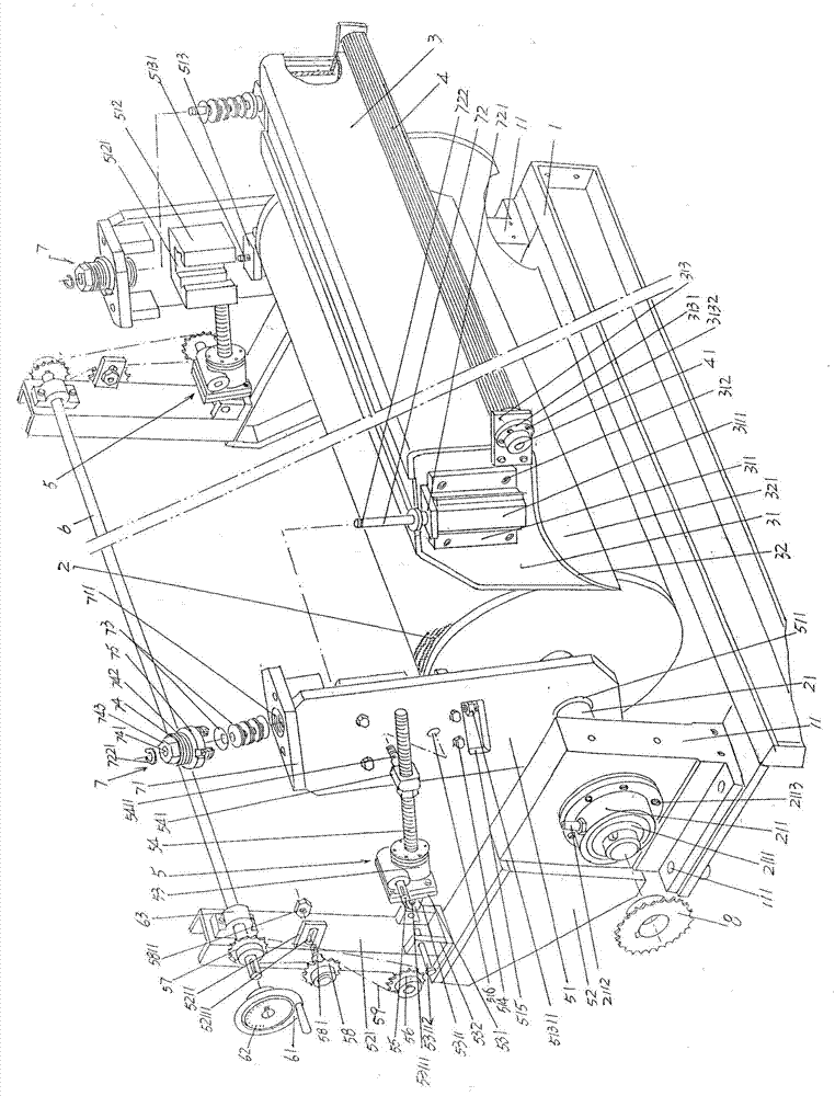 Cotton feeding device of carding machine