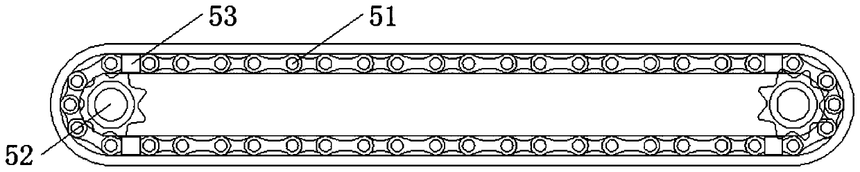 Tableware transmission device for infectious disease department ward