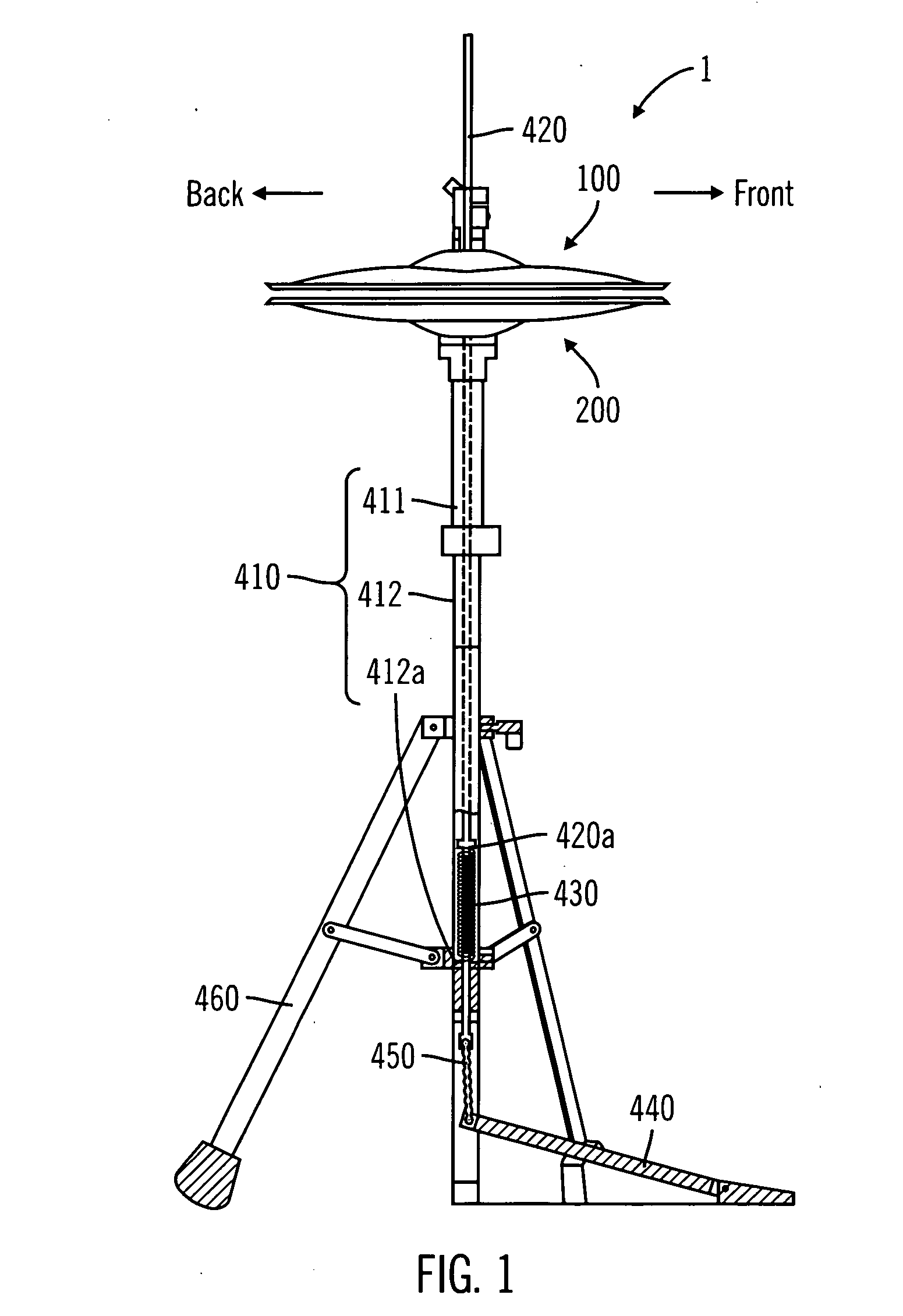 Electronic percussion instrument, system, and method with vibration