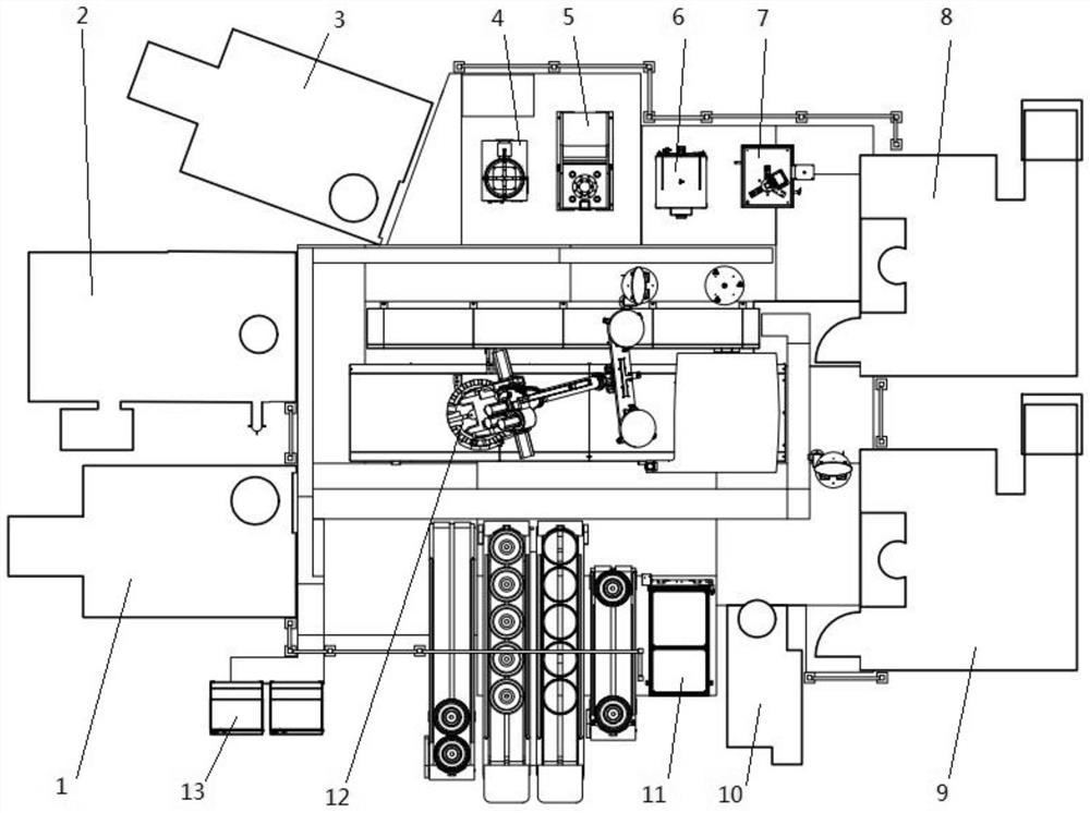 Flywheel assembly processing device and method