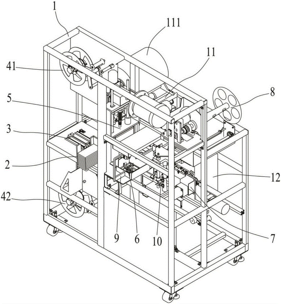 Paper currency plastic enveloping machine