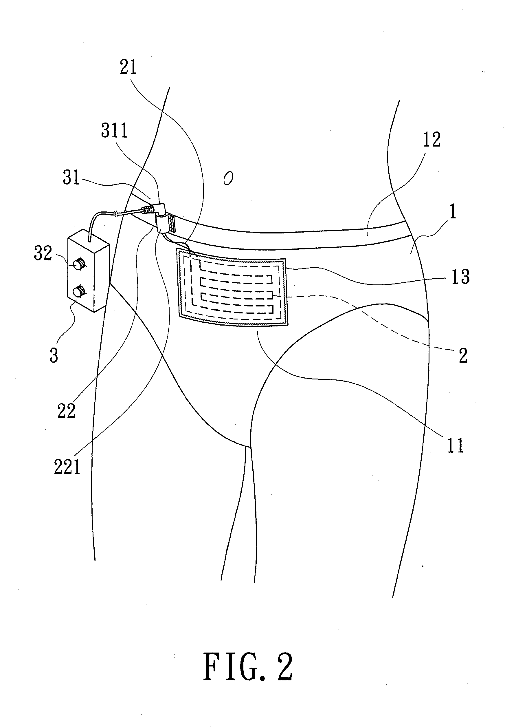 Menstruation pain relief device