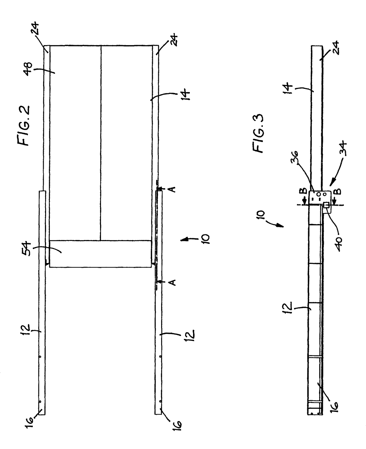 Load carrying platform shuttle