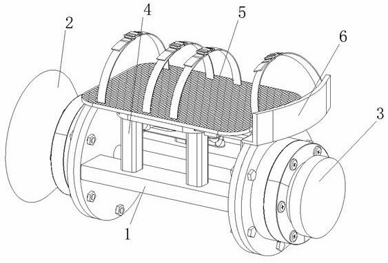 Auxiliary stabilizing device for high-rise building cleaning