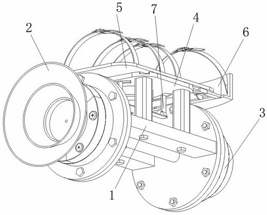 Auxiliary stabilizing device for high-rise building cleaning