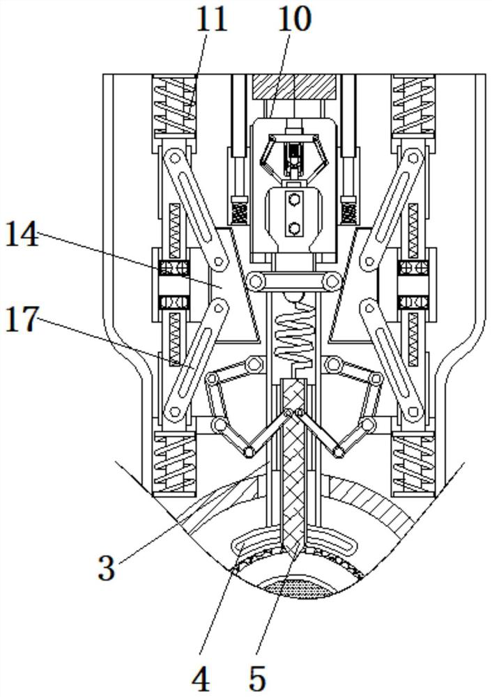 Energy-saving network cable sheath stripping device with function of changing capacitance variation