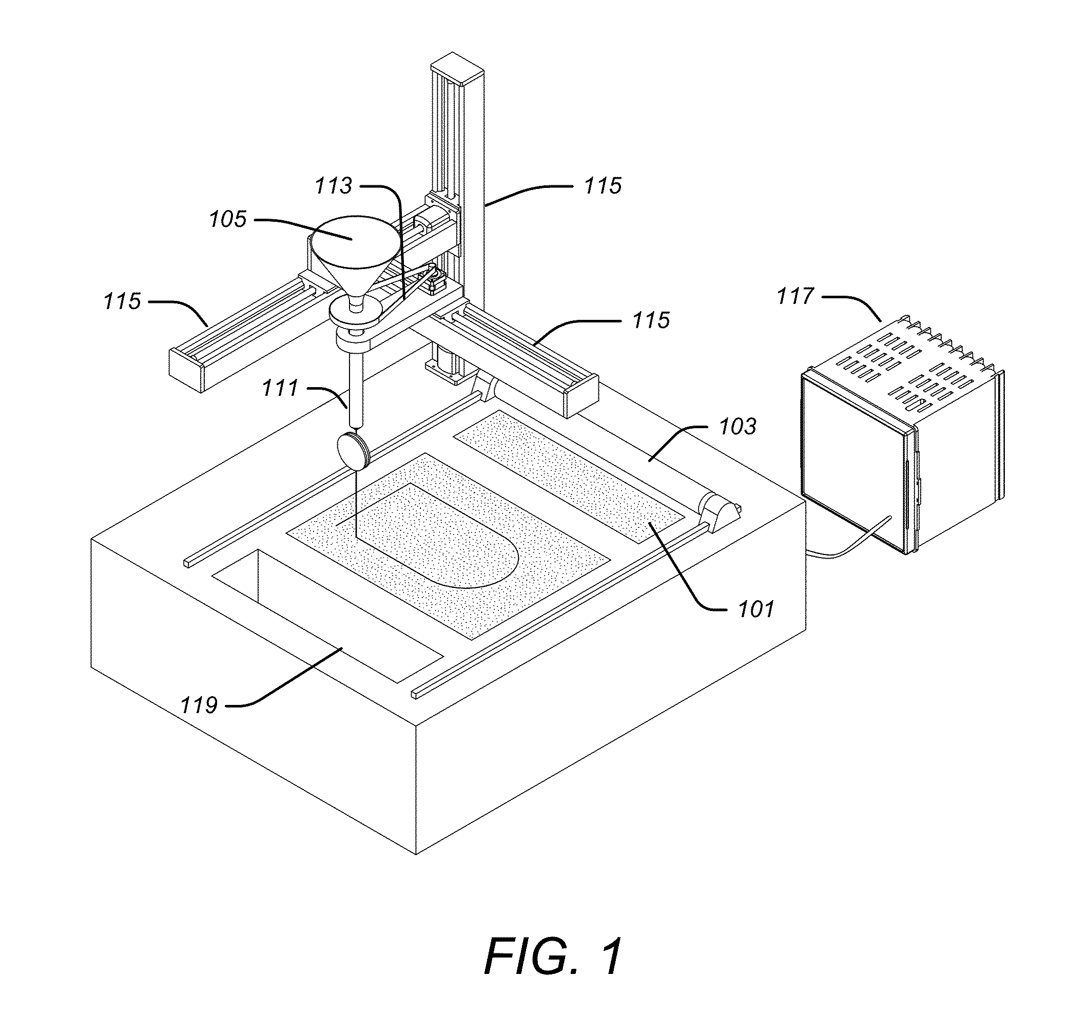 Inserting inhibitor to create part boundary isolation during 3D printing