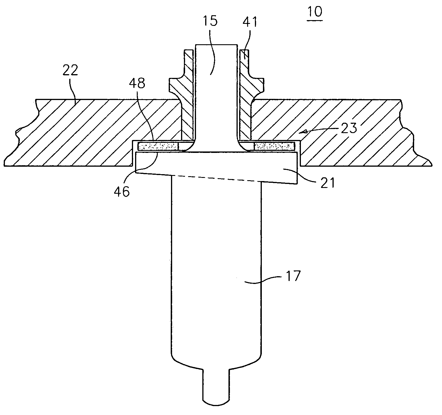 Variable vane electro-graphic thrust washer