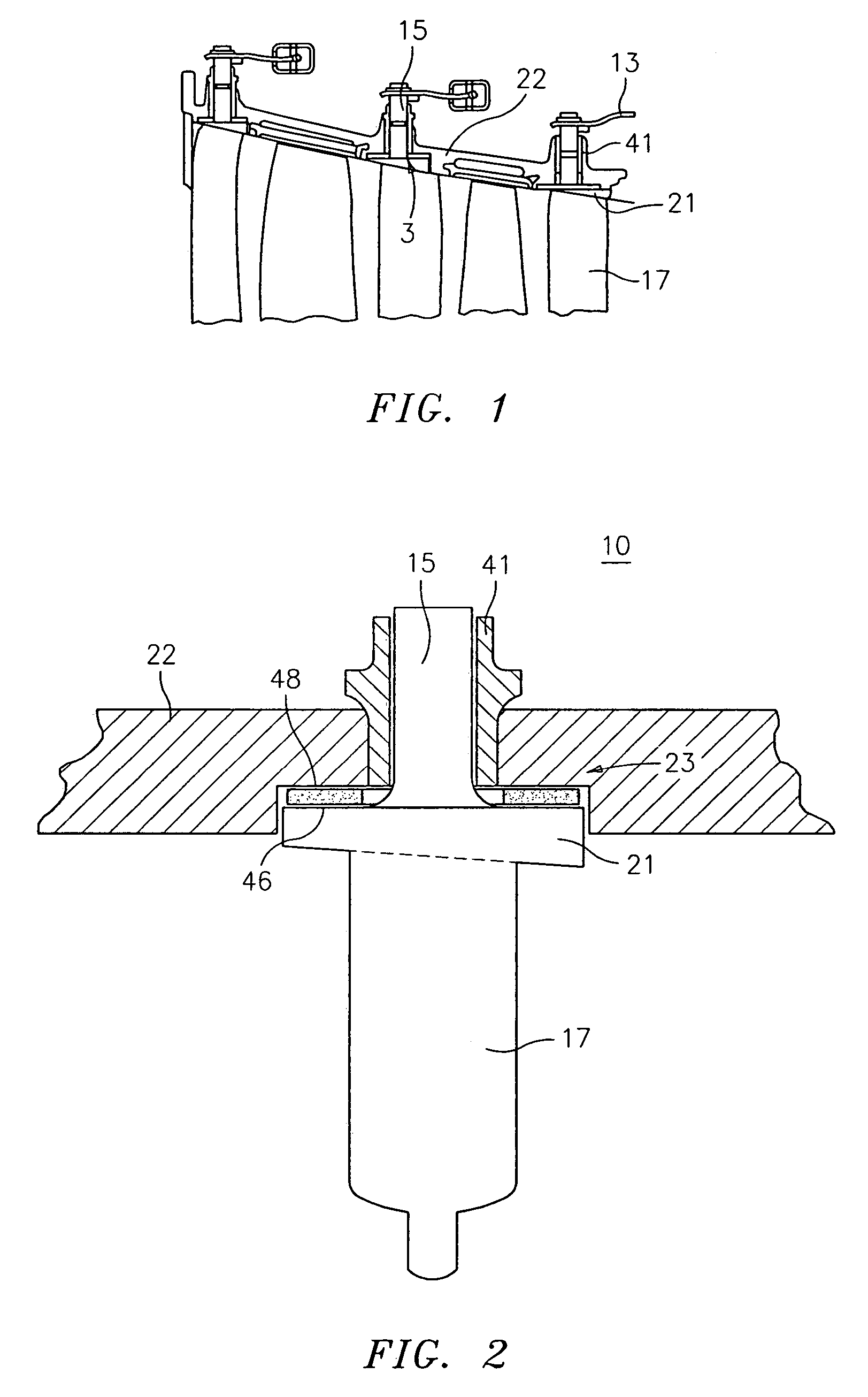 Variable vane electro-graphic thrust washer