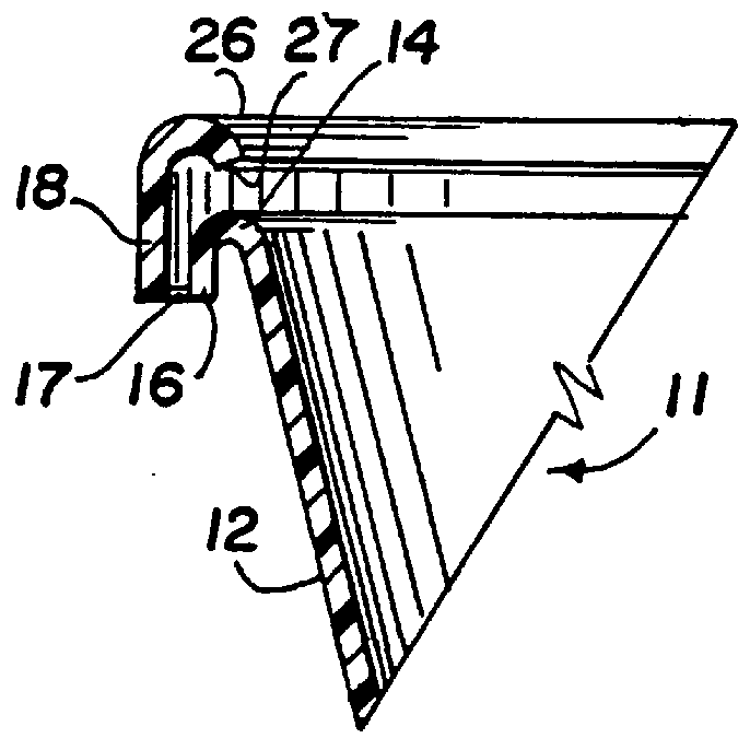 Container with curled tamper-evident band to retain closure