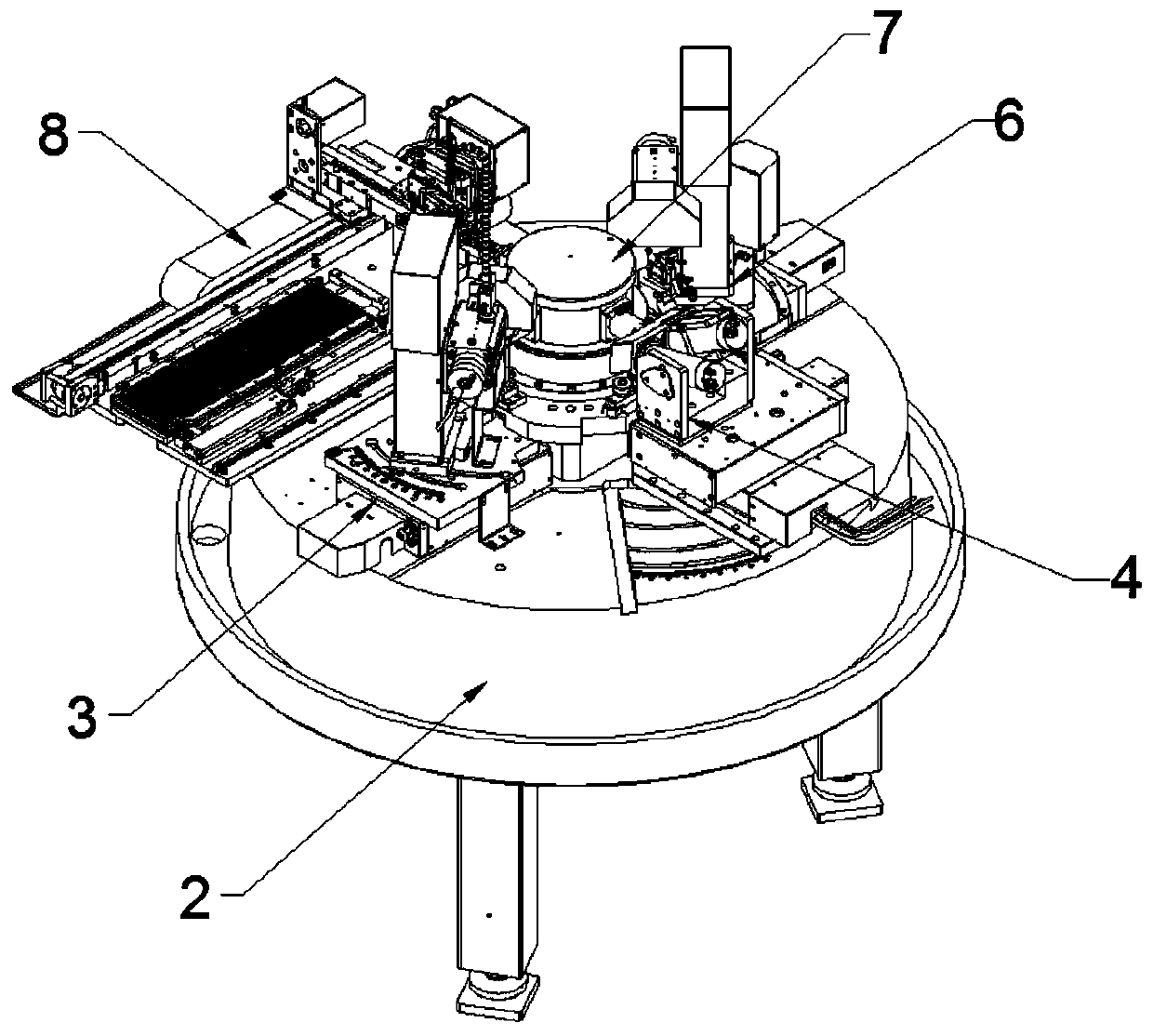 Automatic drill bit grinding equipment