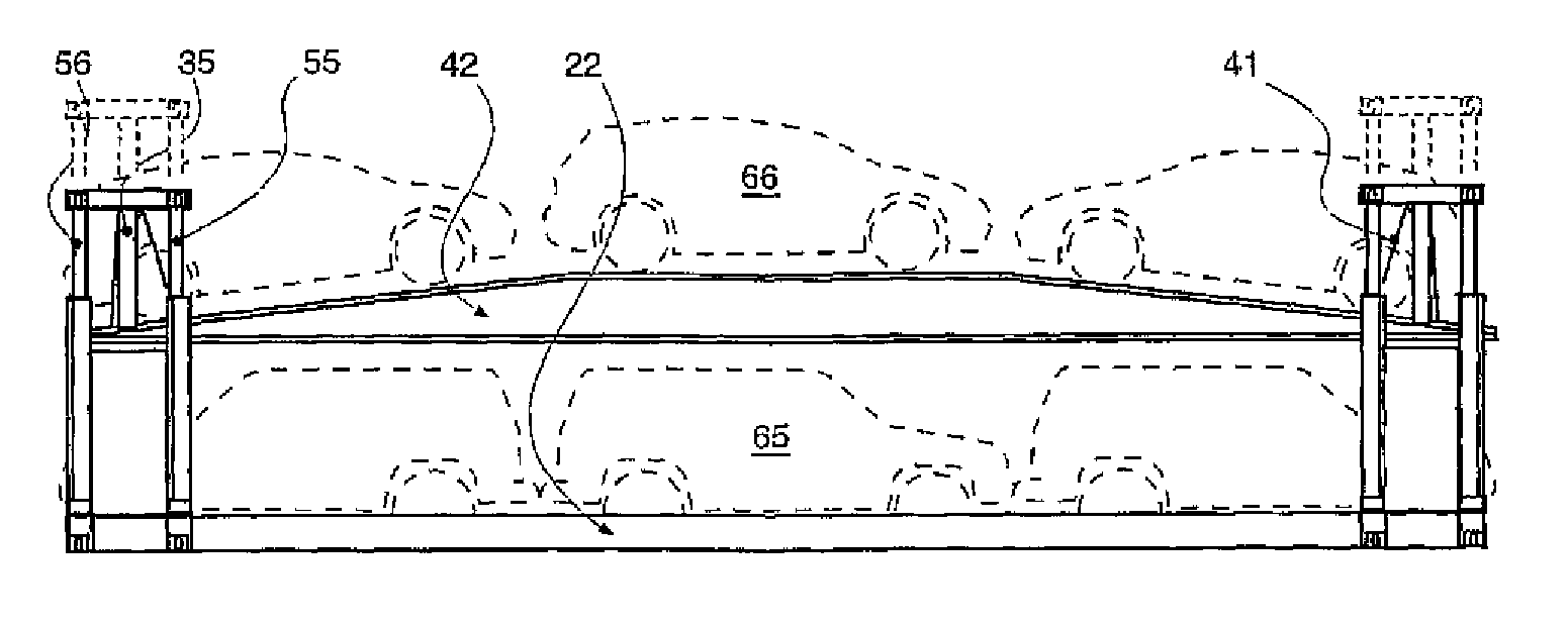 Collapsible flat rack