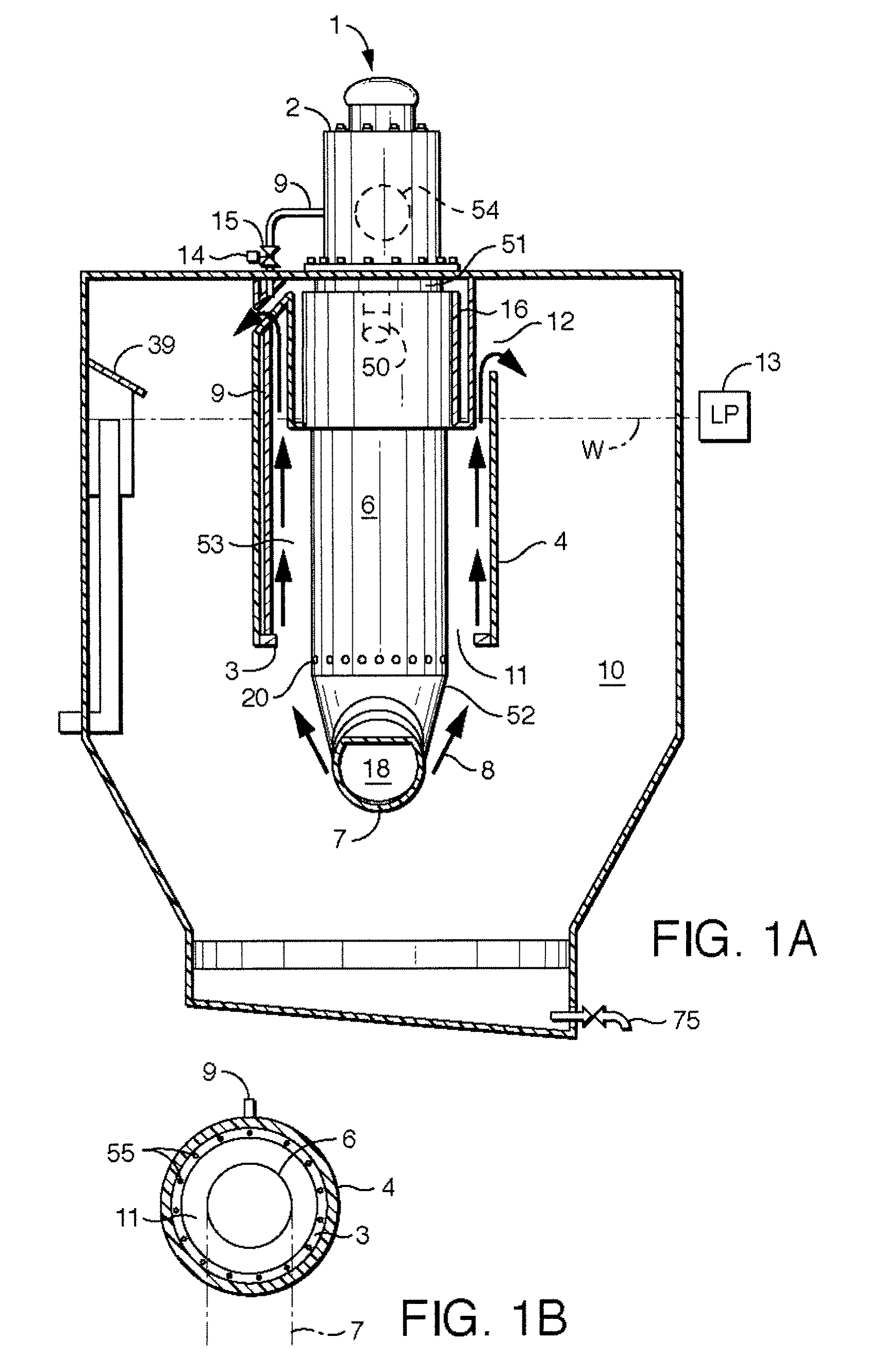 Single burner snow melter capable of a snow start operation