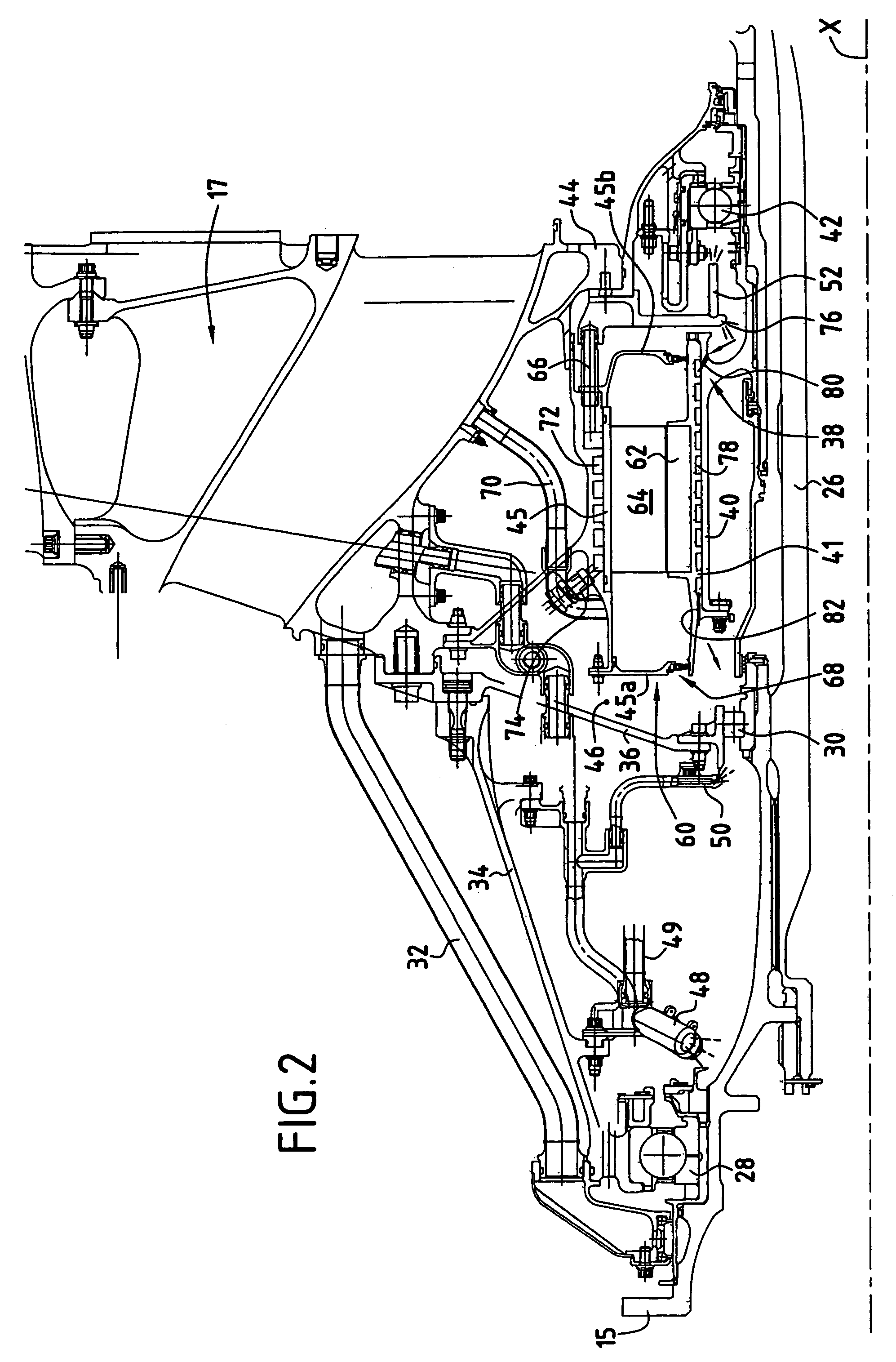 Turbomachine including an integrated electricity generator