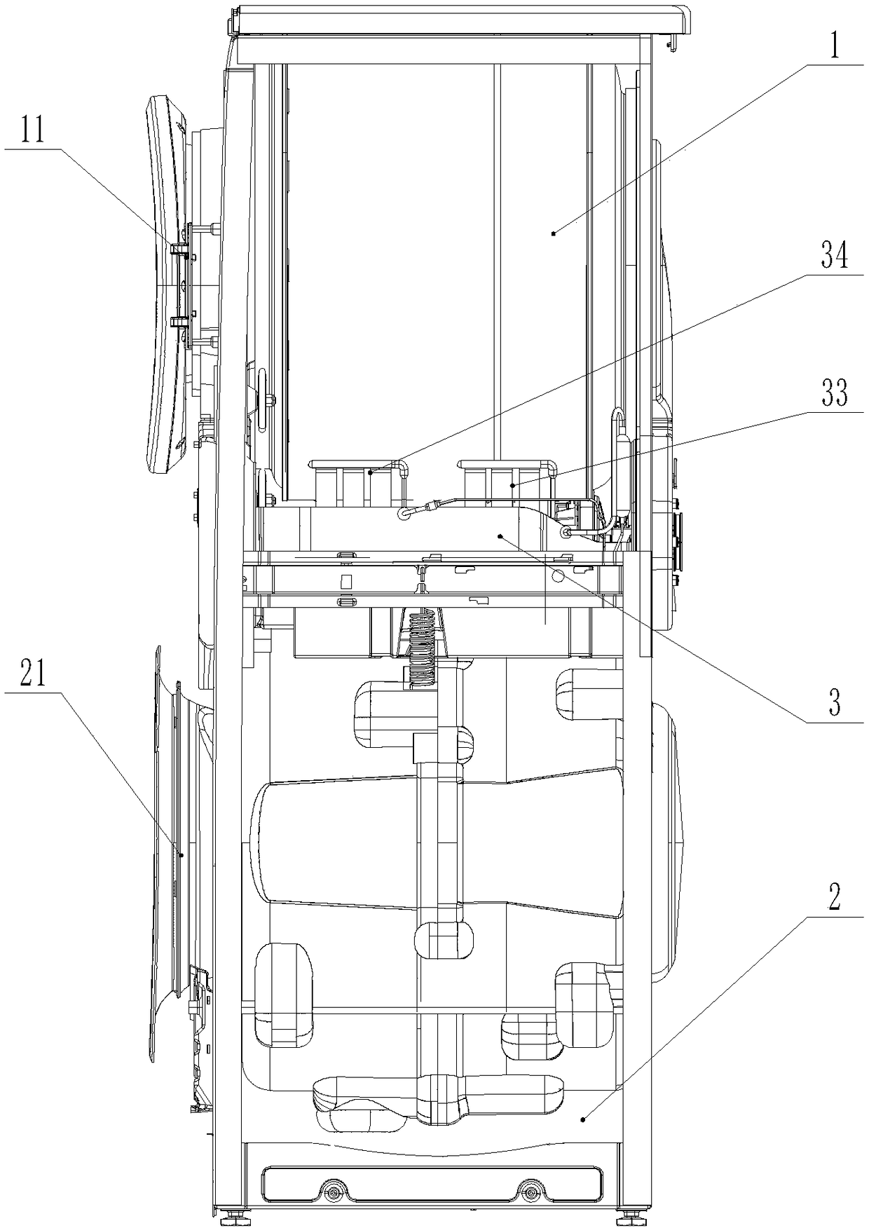 Clothes processing device