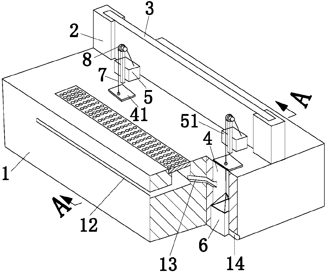 Building underground facility automatic waterproof system