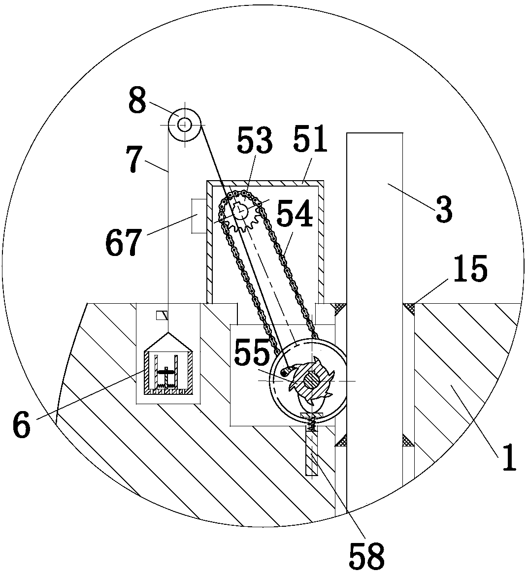 Building underground facility automatic waterproof system