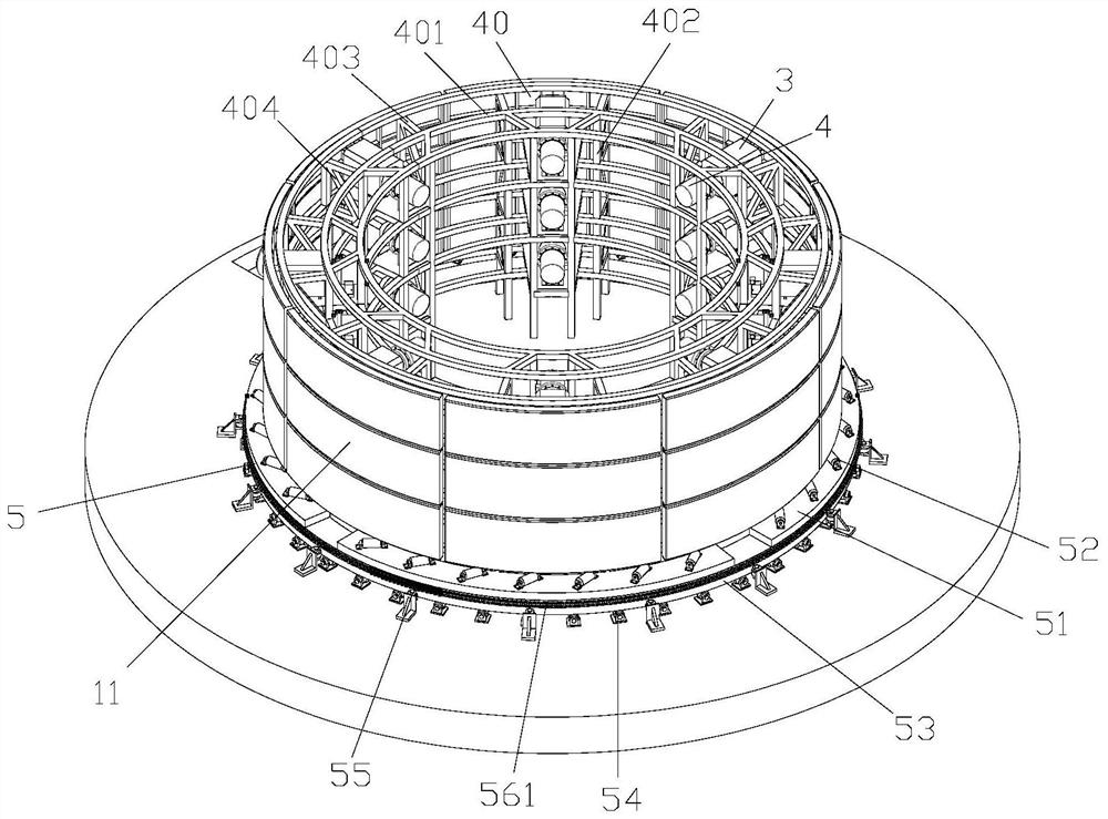 Thin-walled cylinder precise shape control equipment