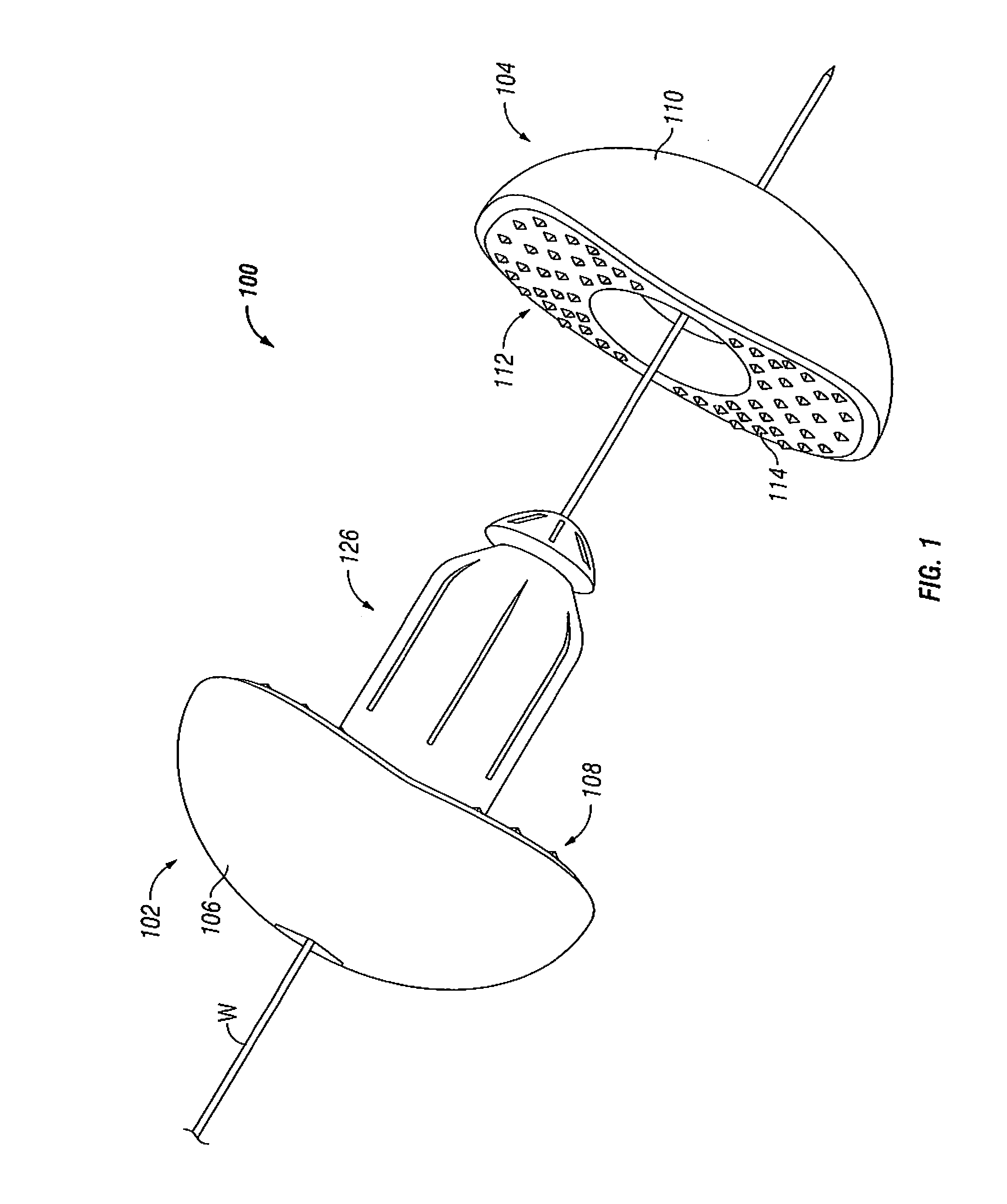 Percutaneous interspinous process device and method