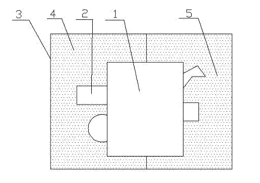 Combined mold for extra-large casting and forging