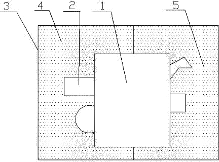 Combined mold for extra-large casting and forging