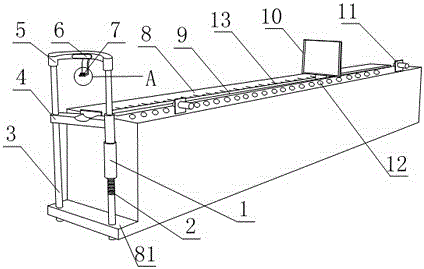 A vision training device