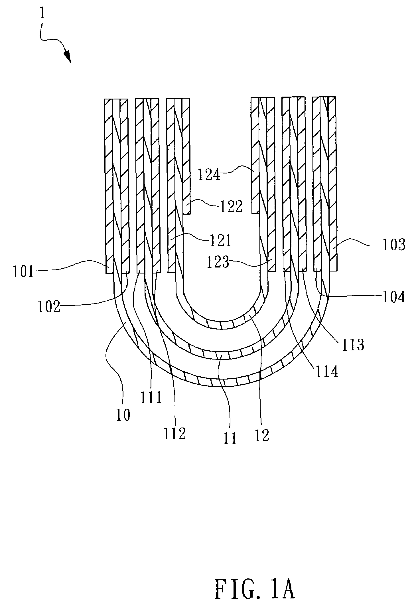 Solid oxide fuel cell of multiple tubular electrodes