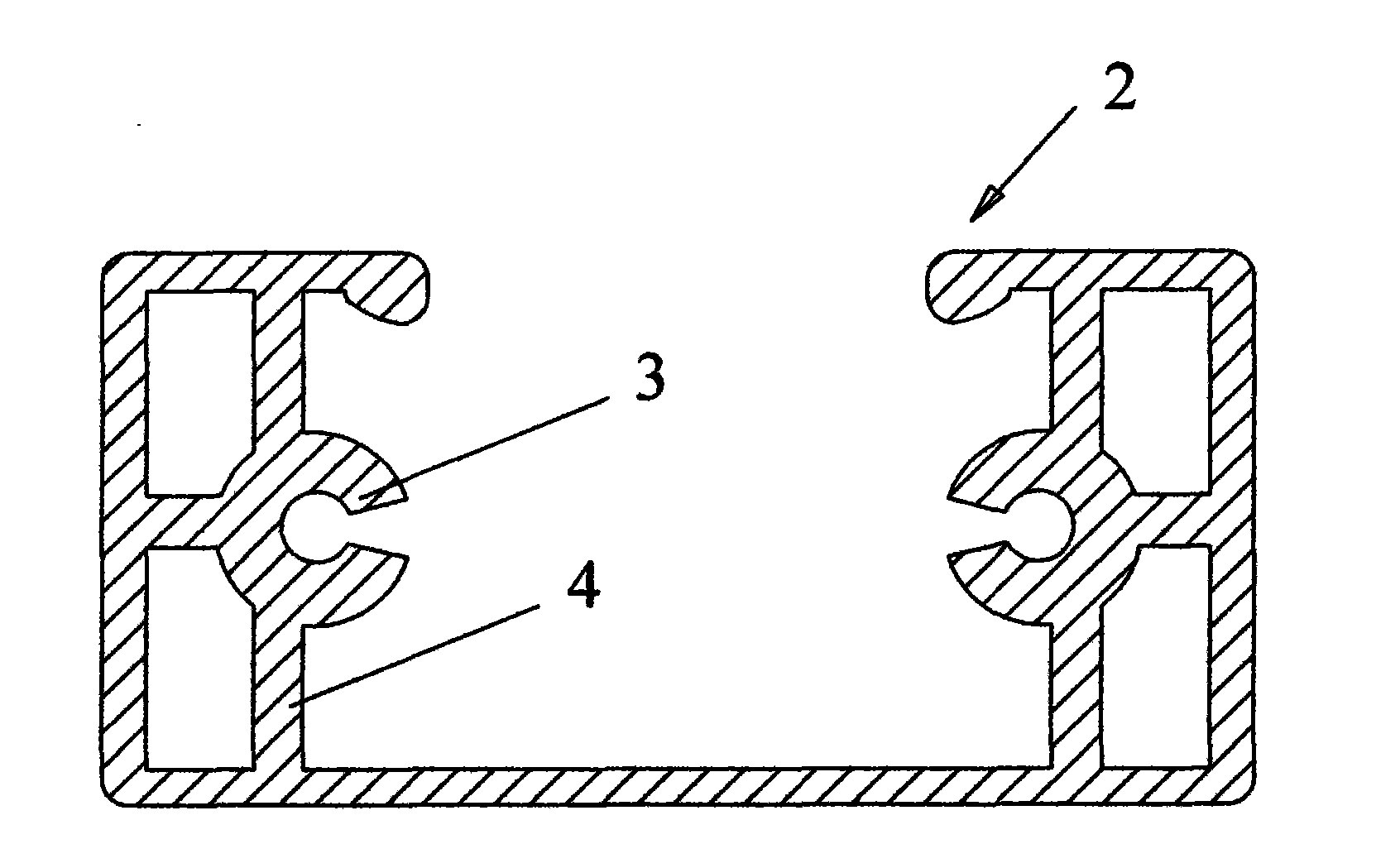 Spotlight guide rail and manufacturing method thereof