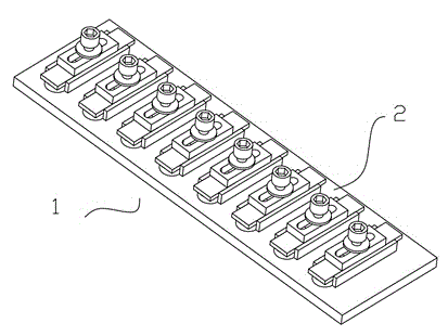 Wheelchair armrest connection piece machining device