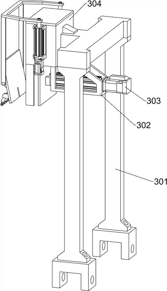 Express station packaging bag transfer cart capable of adapting to labeling under various conditions