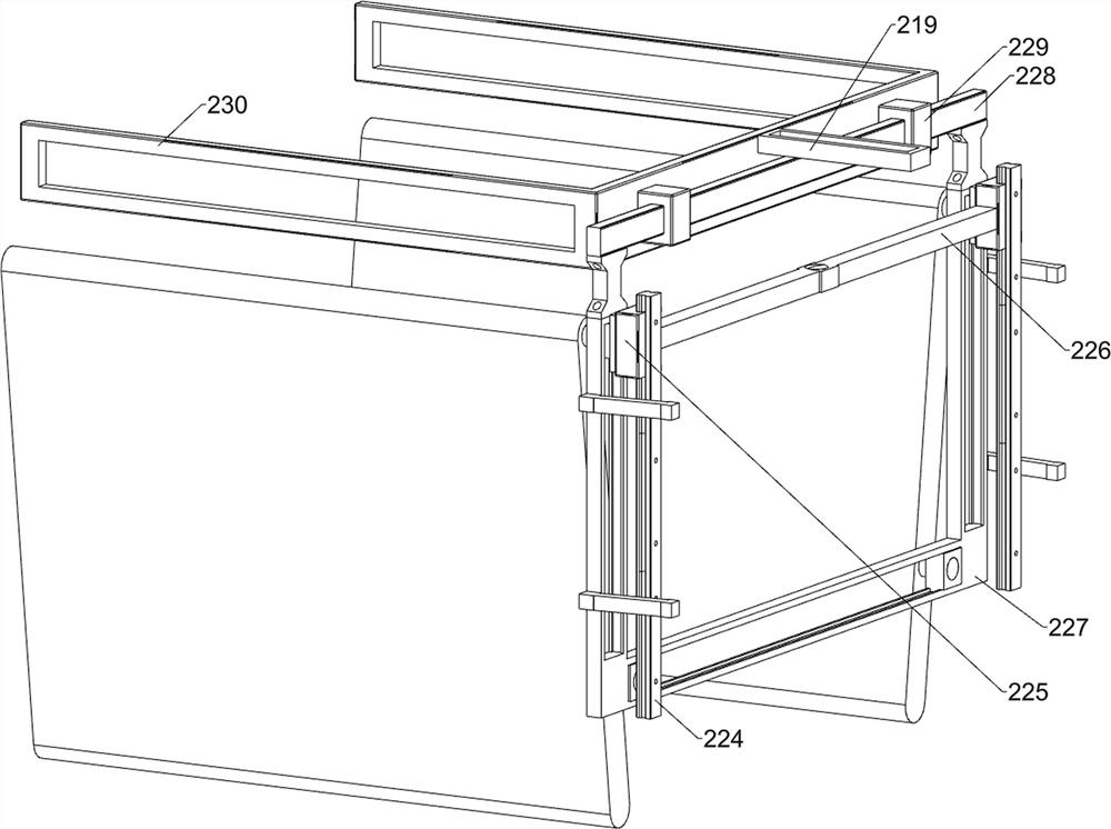 Express station packaging bag transfer cart capable of adapting to labeling under various conditions