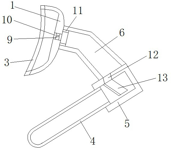 Portable urine receiving device and method for infant urine routine examination