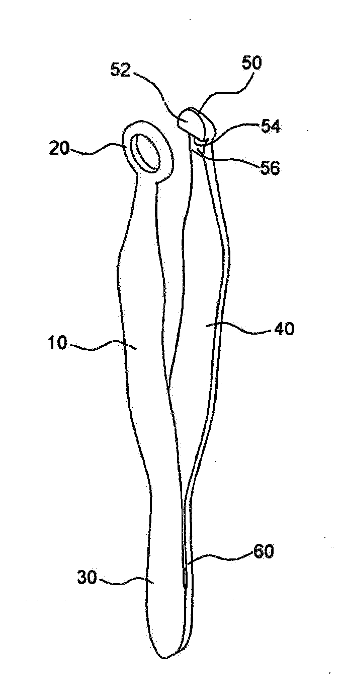 Non-electric nose hair clipper