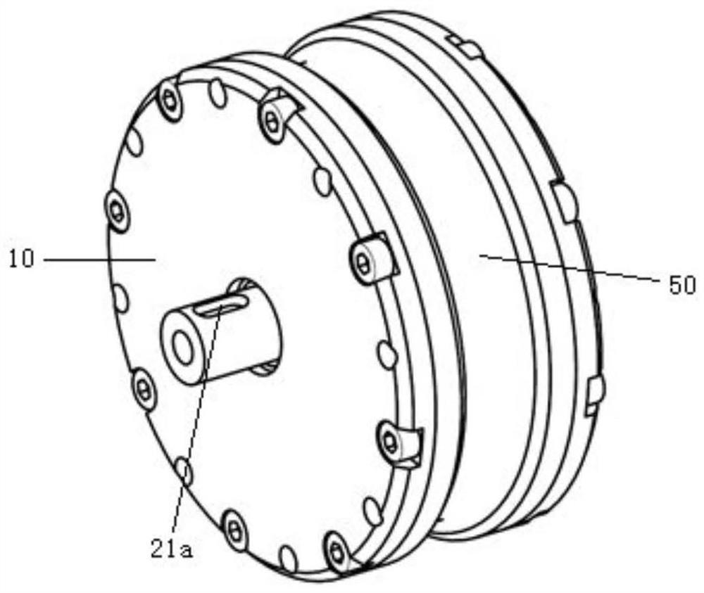 Arc gear speed reduction device for robot joint