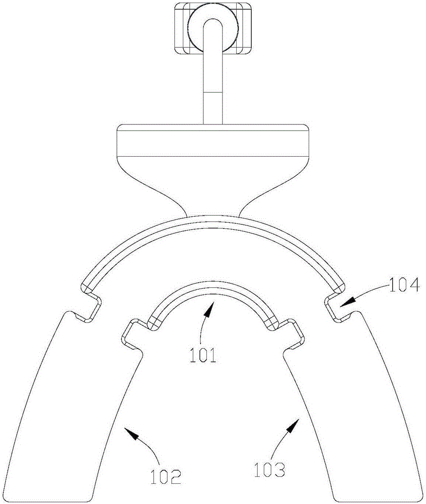 Sectional-type differential vibrating biteplate and sectional-type differential dentognathic orthopedic device