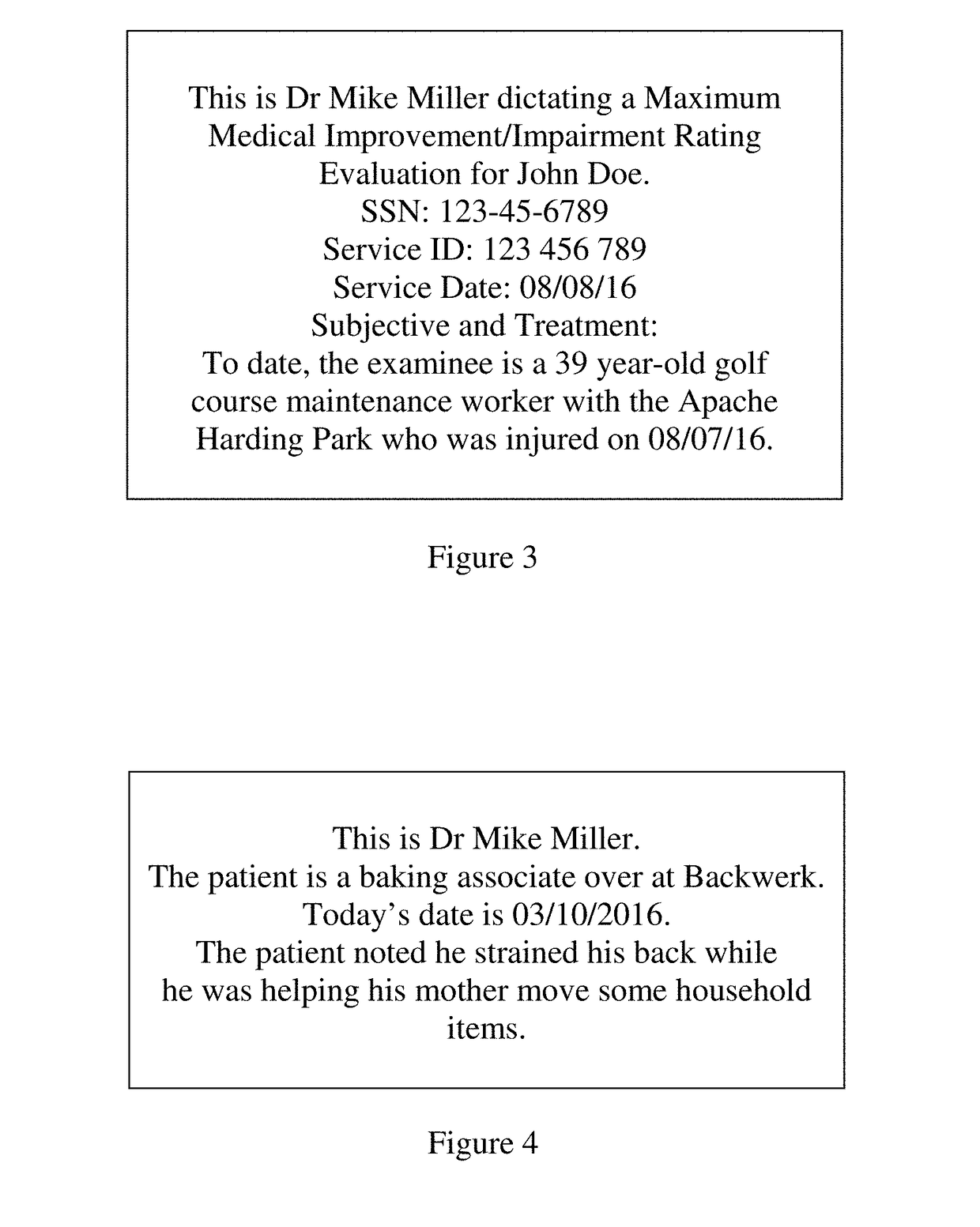 Method to aid transcribing a dictated to written structured report