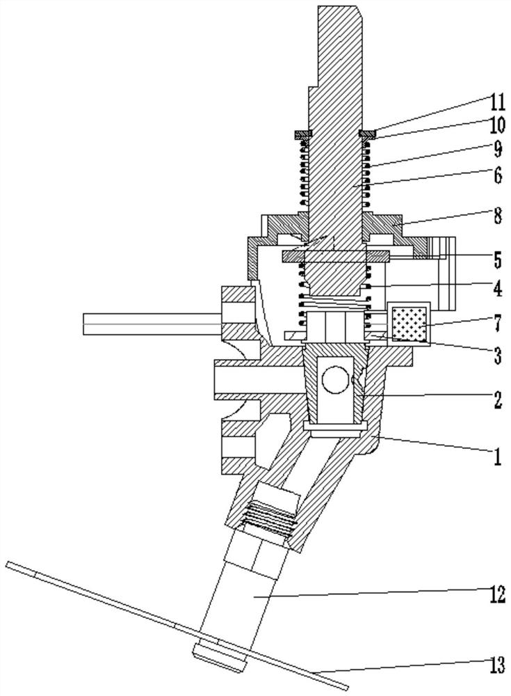 Plug valve of novel ignition structure